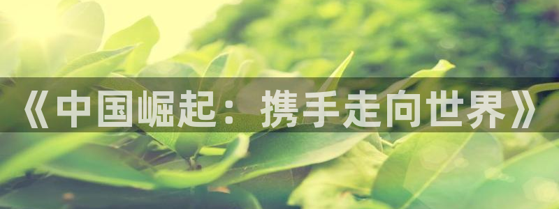 2026足球世界杯赛程时间表：《中国崛起：携手走向世界》